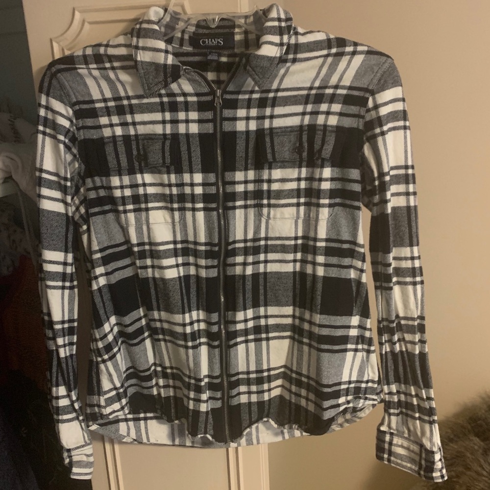 Light flannel zip up!